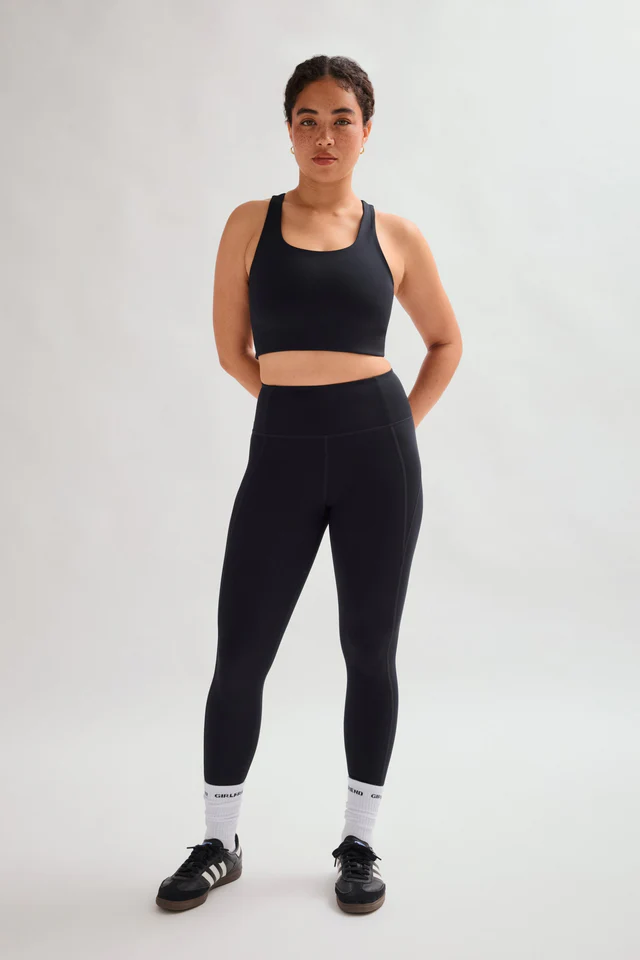 Black Compressive High-Rise Legging