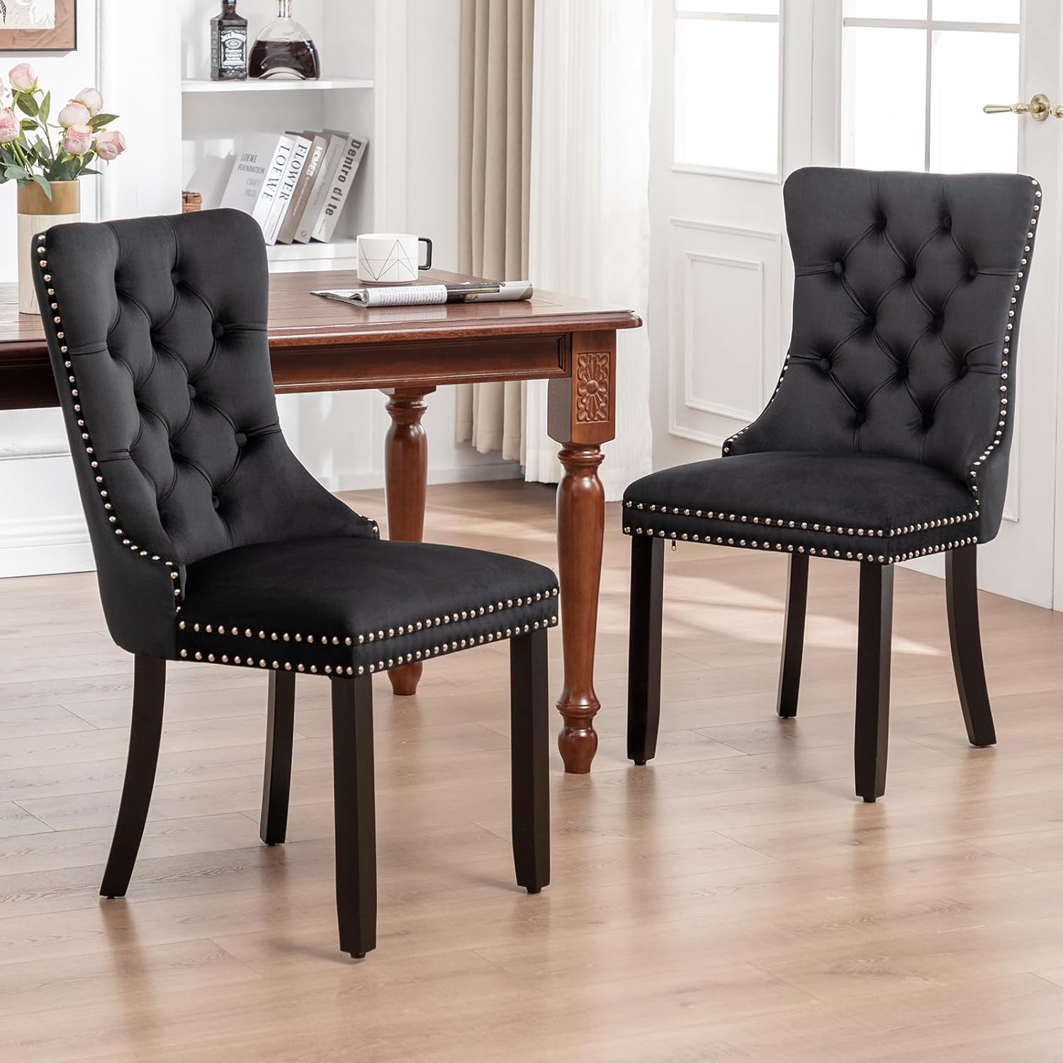 Eifizek Velvet Dining Chairs