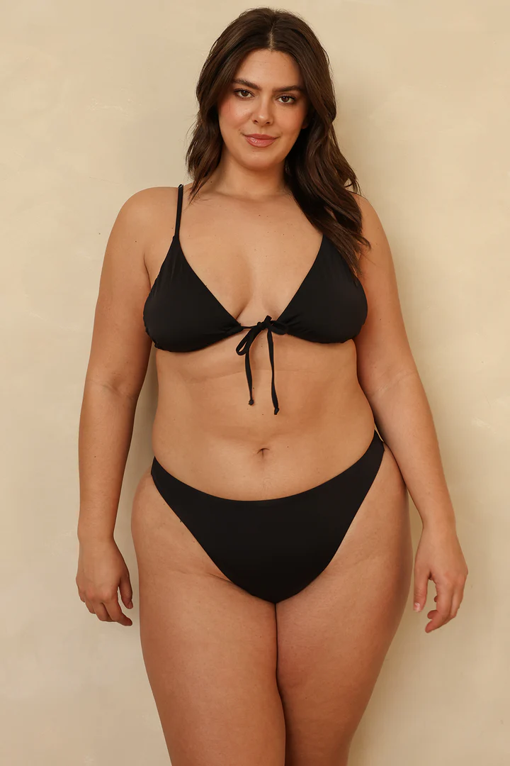 Seashore High Waist Cheeky Bikini Bottom