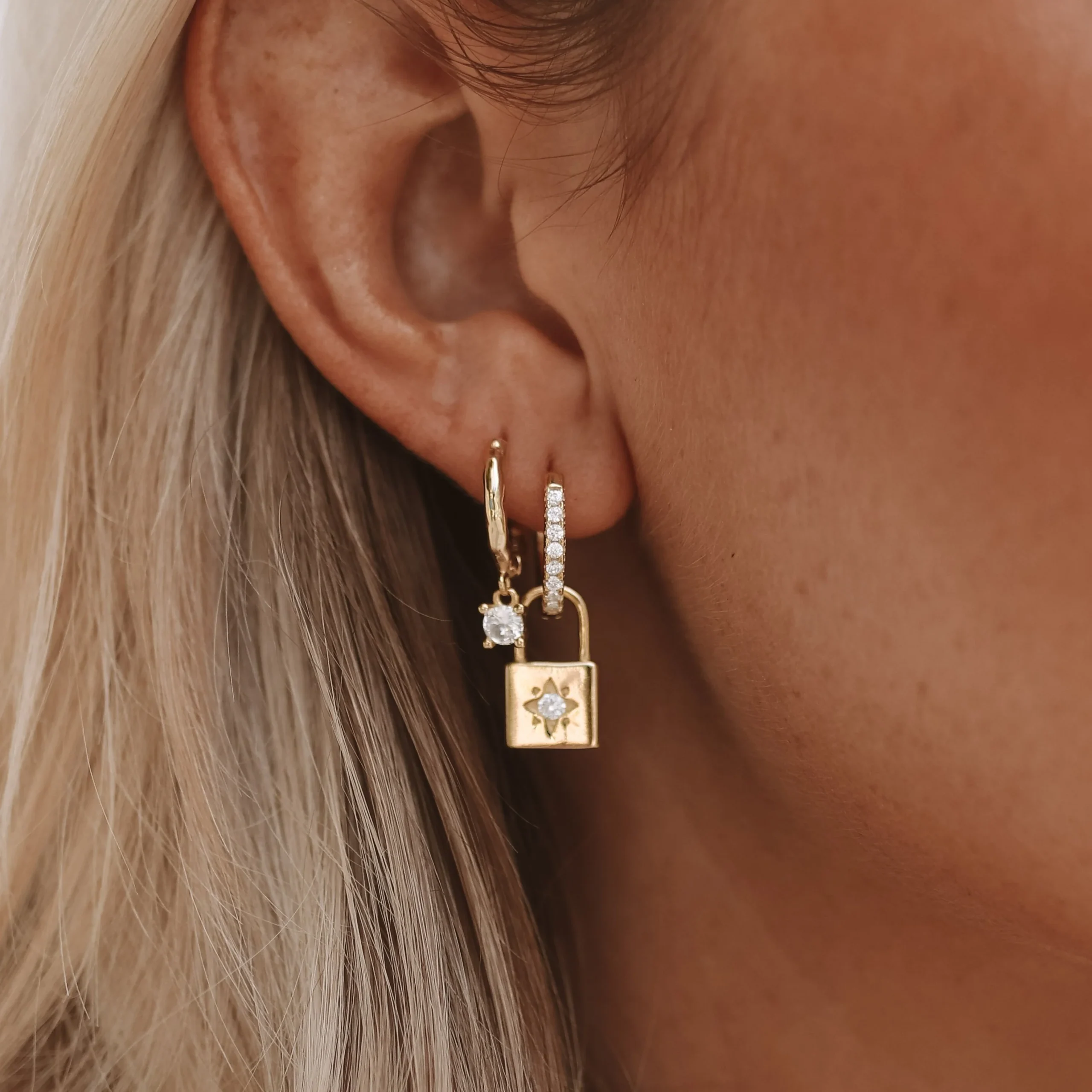 Silver Hoops