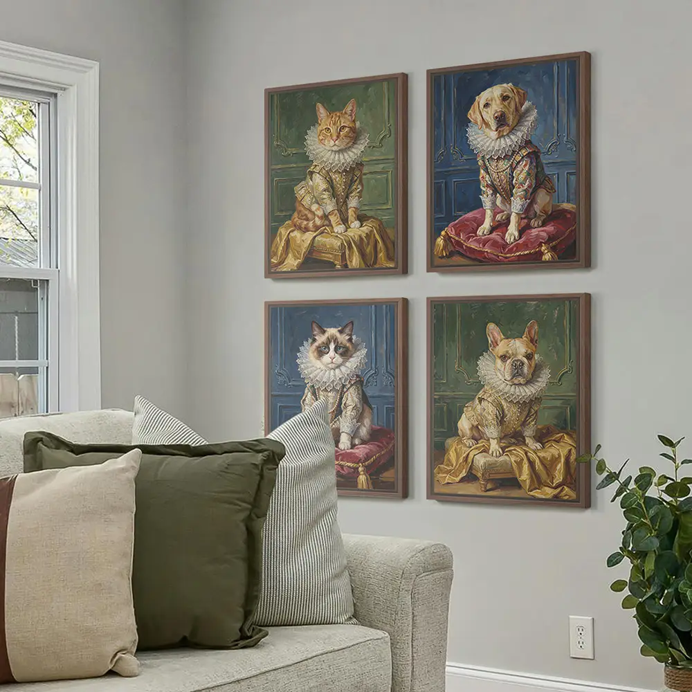 Majestic Beast - Custom Portrait Canvas for Pets