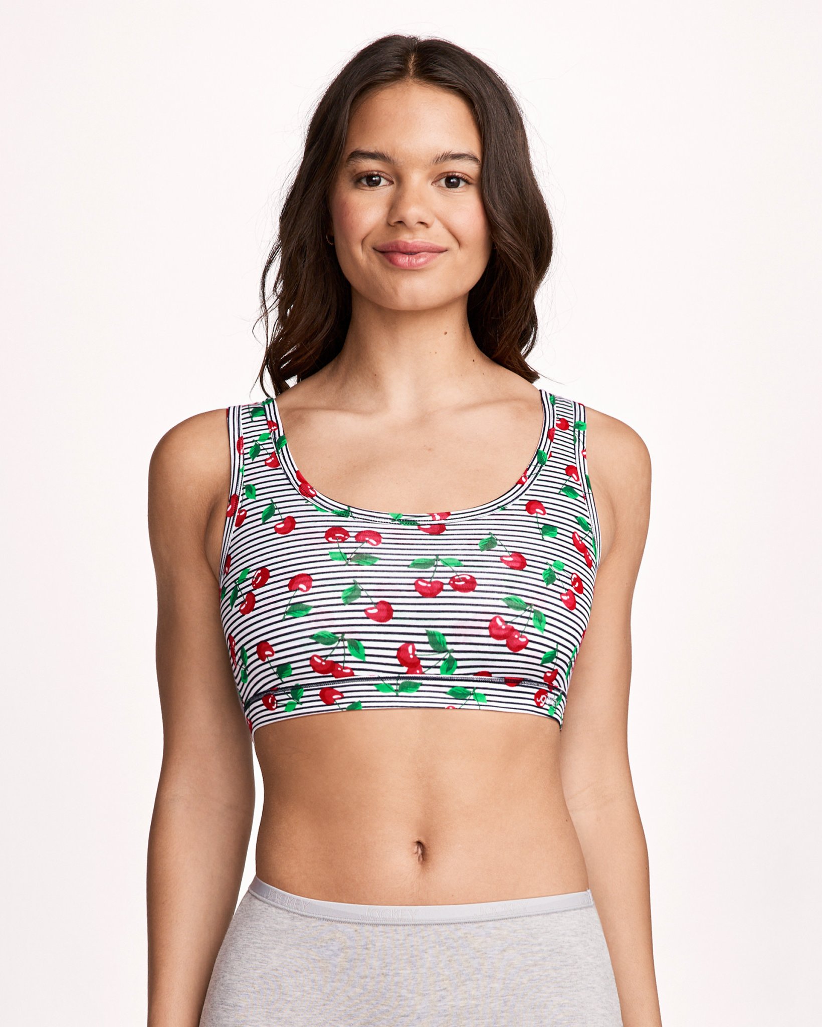 Organic Cotton Stretch Tank Strap Bralette