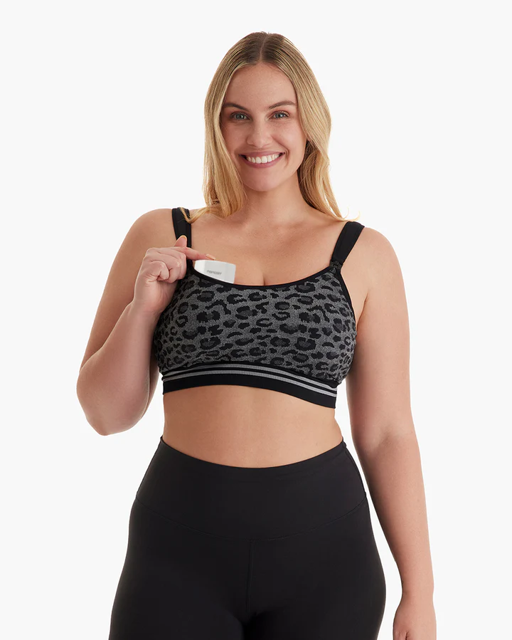 Seamless Stretch Fabric Pumping Bra